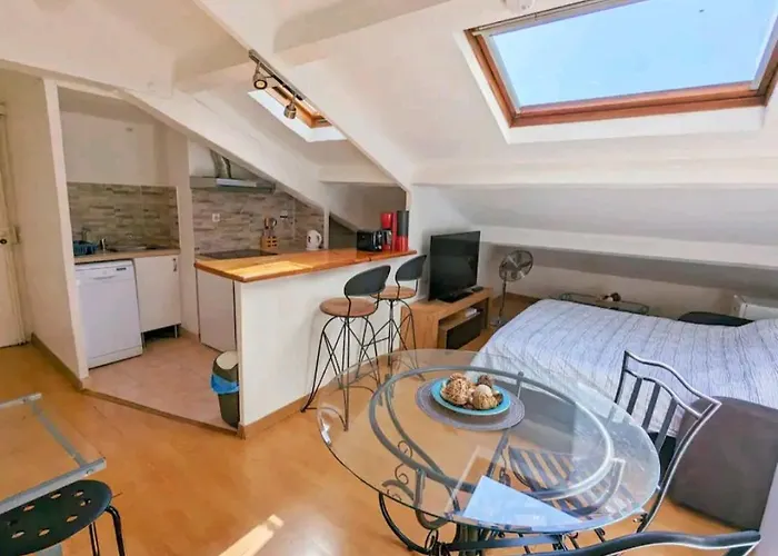 Rmb - T2 Au Dernier Etage Au Coeur De Nice